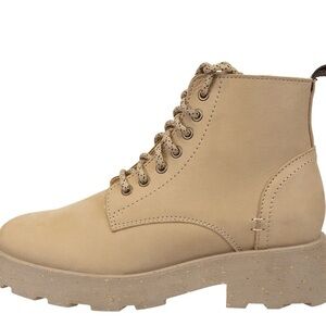 Marshalls Beige Combat Boots